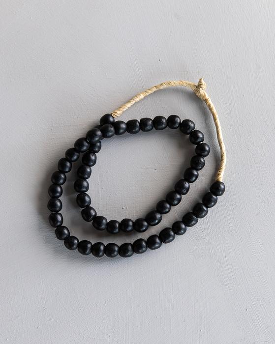 McGee & Co Found Inky Black Beads